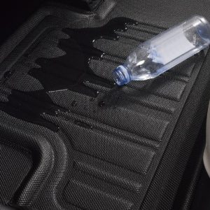 3D MAXpider Floor Liner, Elitect Series, Custom Fit, Raised Edge, Black, Textured Carbon Fiber, 3 Piece – E1TL02701809