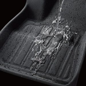 3D MAXpider Floor Liner, Elitect Series, Custom Fit, Raised Edge, Black, Textured Carbon Fiber, 3 Piece – E1TL02701809