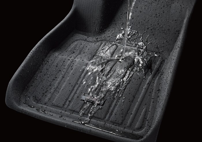 3D MAXpider Floor Liner, Elitect Series, Custom Fit, Raised Edge, Black, Textured Carbon Fiber, 3 Piece – E1TL02701809