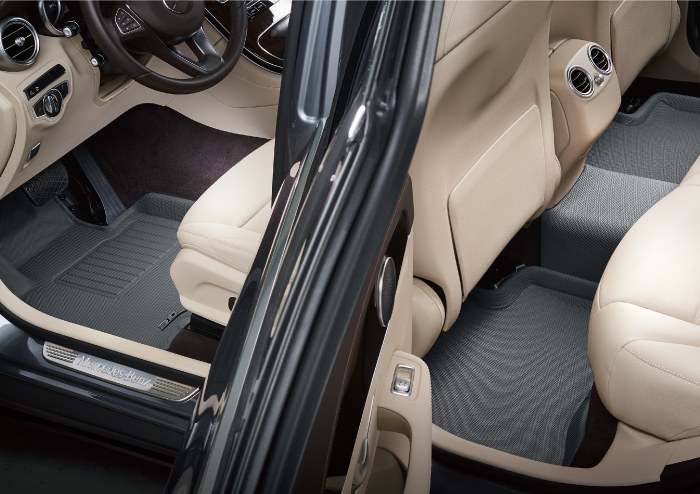 3D MAXpider Floor Liner, Kagu, Custom Fit, Raised Edge, Black, Thermoplastic Rubber of Carbon Fiber Texture, 5 Piece – L1FR12301509