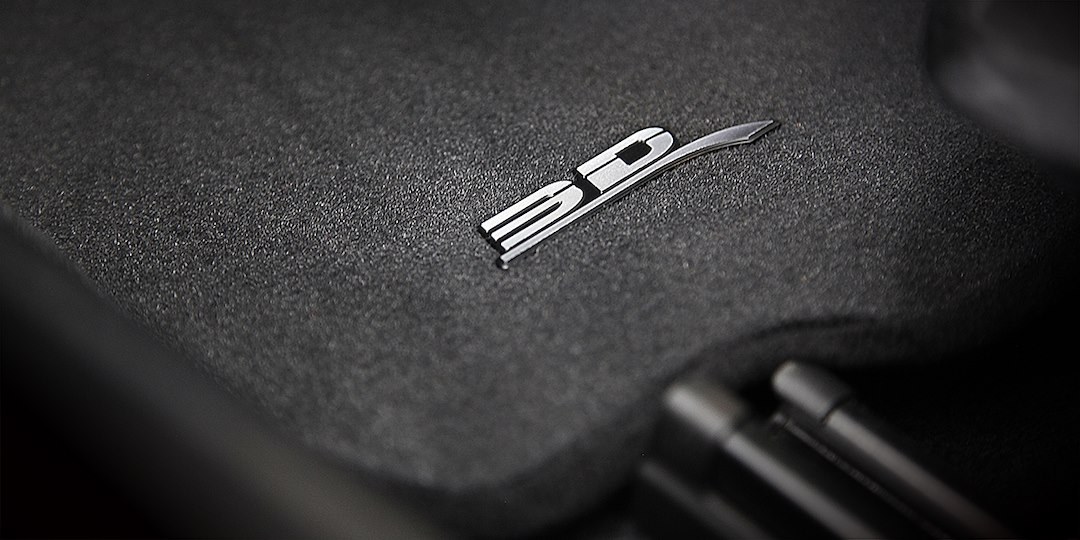 3D MAXpider Floor Liner, Elegant Series, Custom Fit, Raised Edge, Black, Woven Nylon, 3 Piece, With Maxpider™ Anti-Skid Bottom Layer – L1GM01804609