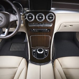 3D MAXpider Floor Liner, Elegant Series, Custom Fit, Raised Edge, Black, Woven Nylon, 3 Piece, With Maxpider™ Anti-Skid Bottom Layer – L1GM01804609