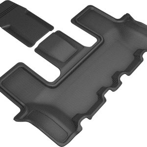 3D MAXpider Floor Liner, Kagu, Custom Fit, Raised Edge, Black, Thermoplastic Rubber of Carbon Fiber Texture – L1KA05801509