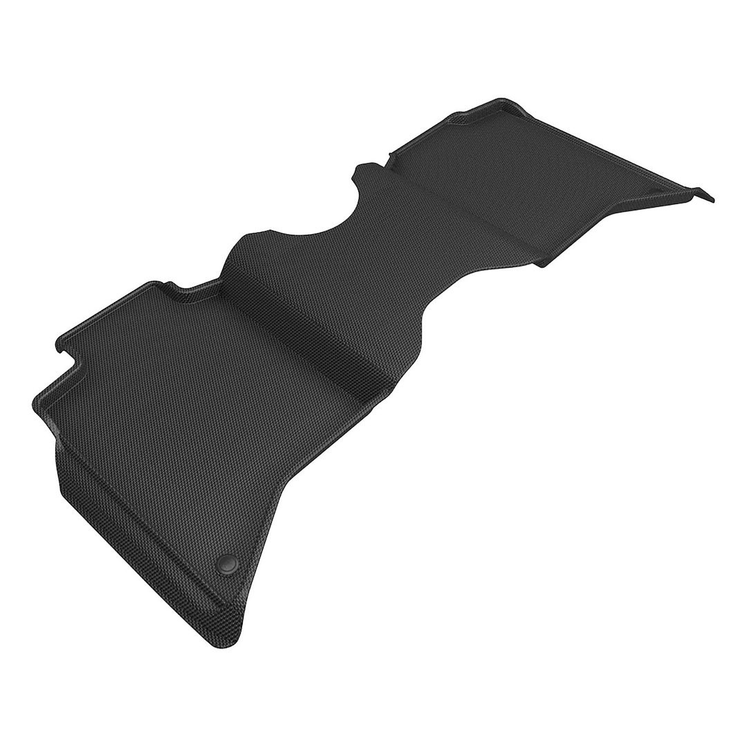 3D MAXpider Floor Liner, Kagu, Black, Custom Fit, Raised Edge, Thermoplastic Rubber of Carbon Fiber Texture, 1 Piece – L1DG03821509