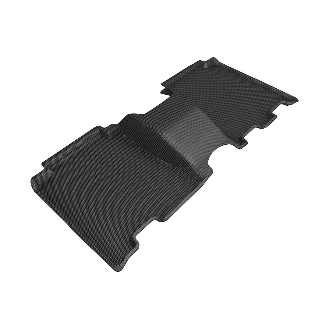 3D MAXpider Floor Liner, Kagu, Custom Fit, Raised Edge, Black, Thermoplastic Rubber of Carbon Fiber Texture, 1 Piece – L1FR14921509