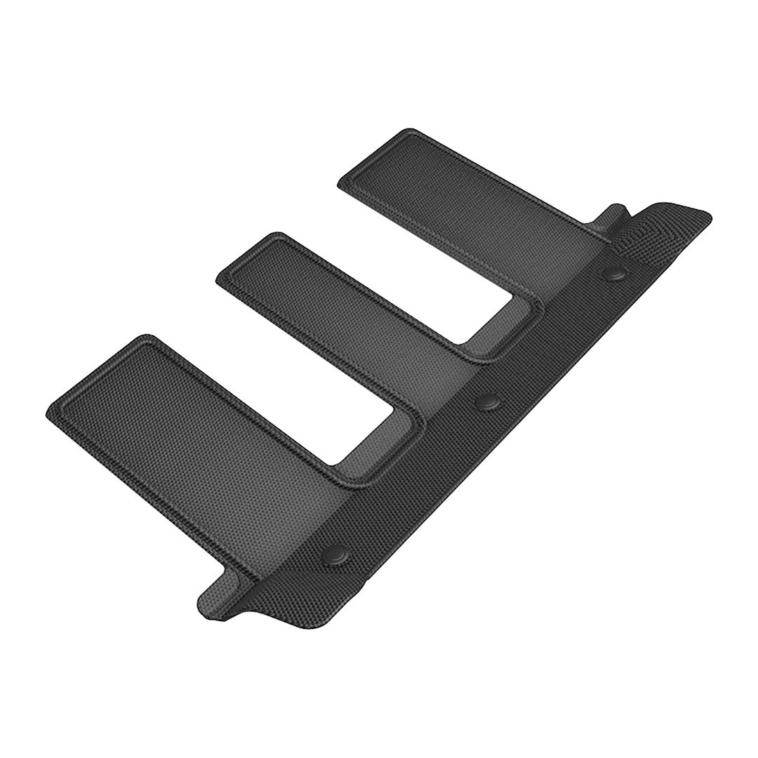 3D MAXpider Floor Liner, Kagu, Custom Fit, Raised Edge, Black, Thermoplastic Rubber of Carbon Fiber Texture, 1 Piece – L1RI00131509