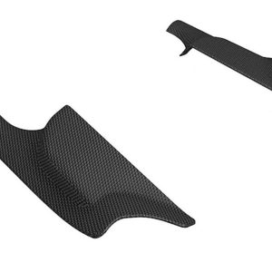 3D MAXpider Floor Liner, Kagu, Custom Fit, Raised Edge, Black, Thermoplastic Rubber of Carbon Fiber Texture, 2 Piece – L1TL036D1509