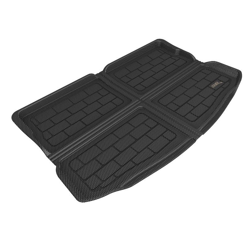 3D MAXpider Cargo Area Liner, Kagu, Raised Edge, Black, Thermoplastic Rubber of Carbon Fiber Texture, Non-Skid, To Back of 2ND Seat – M1CH0871309