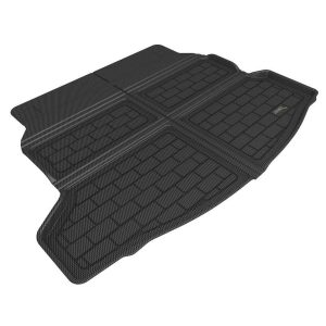 3D MAXpider Cargo Area Liner, Kagu, Raised Edge, Black, Thermoplastic Rubber of Carbon Fiber Texture, Non-Skid, To Back of 2ND Seat – M1HD1201309