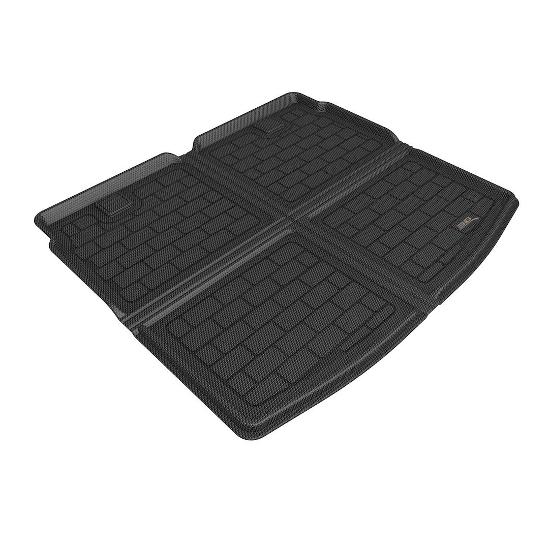 3D MAXpider Cargo Area Liner, Kagu, Raised Edge, Black, Thermoplastic Rubber of Carbon Fiber Texture, Non-Skid, To Back of 2ND Seat – M1HD1321309