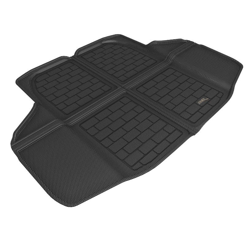 3D MAXpider Cargo Area Liner, Kagu, Black, Raised Edge, Thermoplastic Rubber of Carbon Fiber Texture, Non-Skid, To Back of 2ND Seat – M1HD1341309