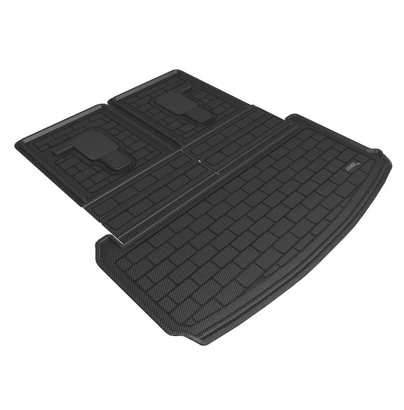 3D MAXpider Cargo Area Liner, Kagu, Raised Edge, Black, Thermoplastic Rubber of Carbon Fiber Texture, Non-Skid, Behind 3RD Row – M1JP0271309
