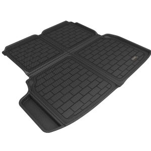 3D MAXpider Cargo Area Liner, Kagu, Raised Edge, Black, Thermoplastic Rubber of Carbon Fiber Texture, Non-Skid, Behind 2ND Seat – M1MB1671309