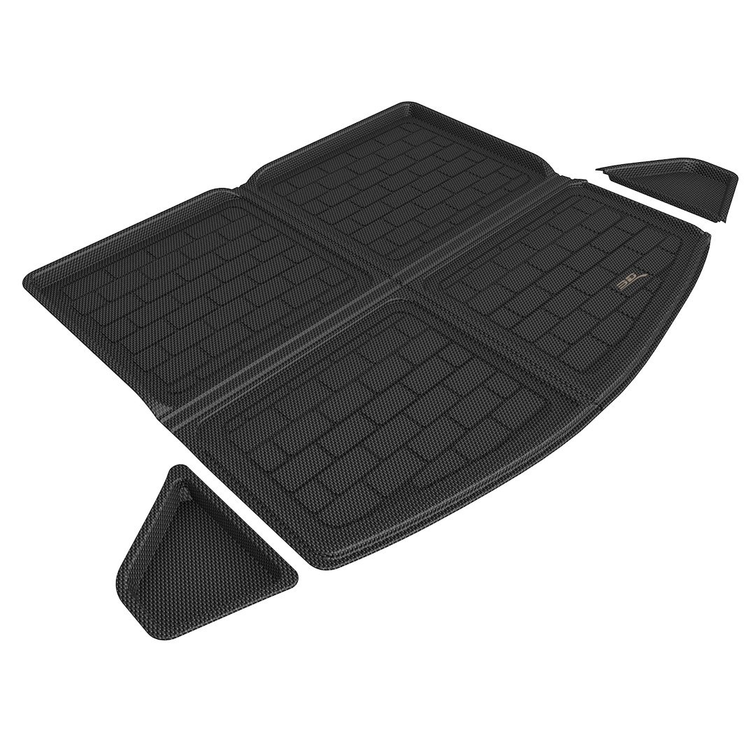 3D MAXpider Cargo Area Liner, Kagu, Black, Raised Edge, Thermoplastic Rubber of Carbon Fiber Texture, Non-Skid, To Back of 2ND Seat – M1MZ0631309