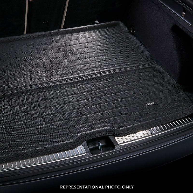 3D MAXpider Cargo Area Liner, Kagu, Black, Raised Edge, Thermoplastic Rubber of Carbon Fiber Texture, Non-Skid, To Back of 2ND Seat – M1MZ0631309