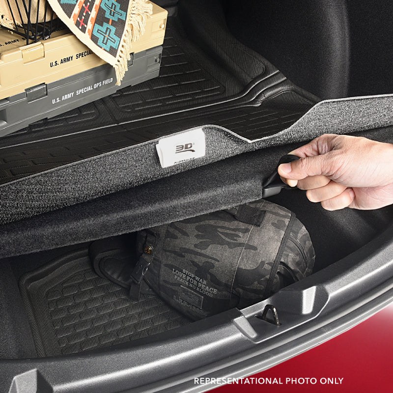 3D MAXpider Cargo Area Liner, Kagu, Raised Edge, Black, Thermoplastic Rubber of Carbon Fiber Texture, Non-Skid – M1PO0261309