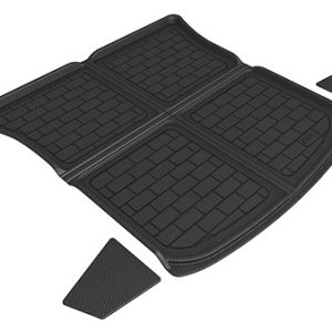 3D MAXpider Cargo Area Liner, Kagu, Raised Edge, Black, Thermoplastic Rubber of Carbon Fiber Texture, Non-Skid, Rear Top Cargo Area – M1TL0171309