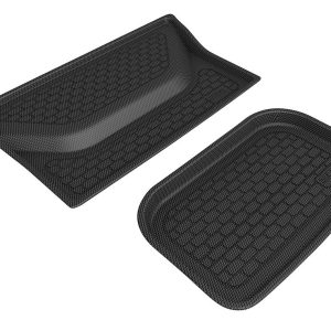 3D MAXpider Cargo Area Liner, Kagu, Raised Edge, Black, Thermoplastic Rubber of Carbon Fiber Texture, Non-Skid, Rear Lower Cargo Bay – M1TL0181309