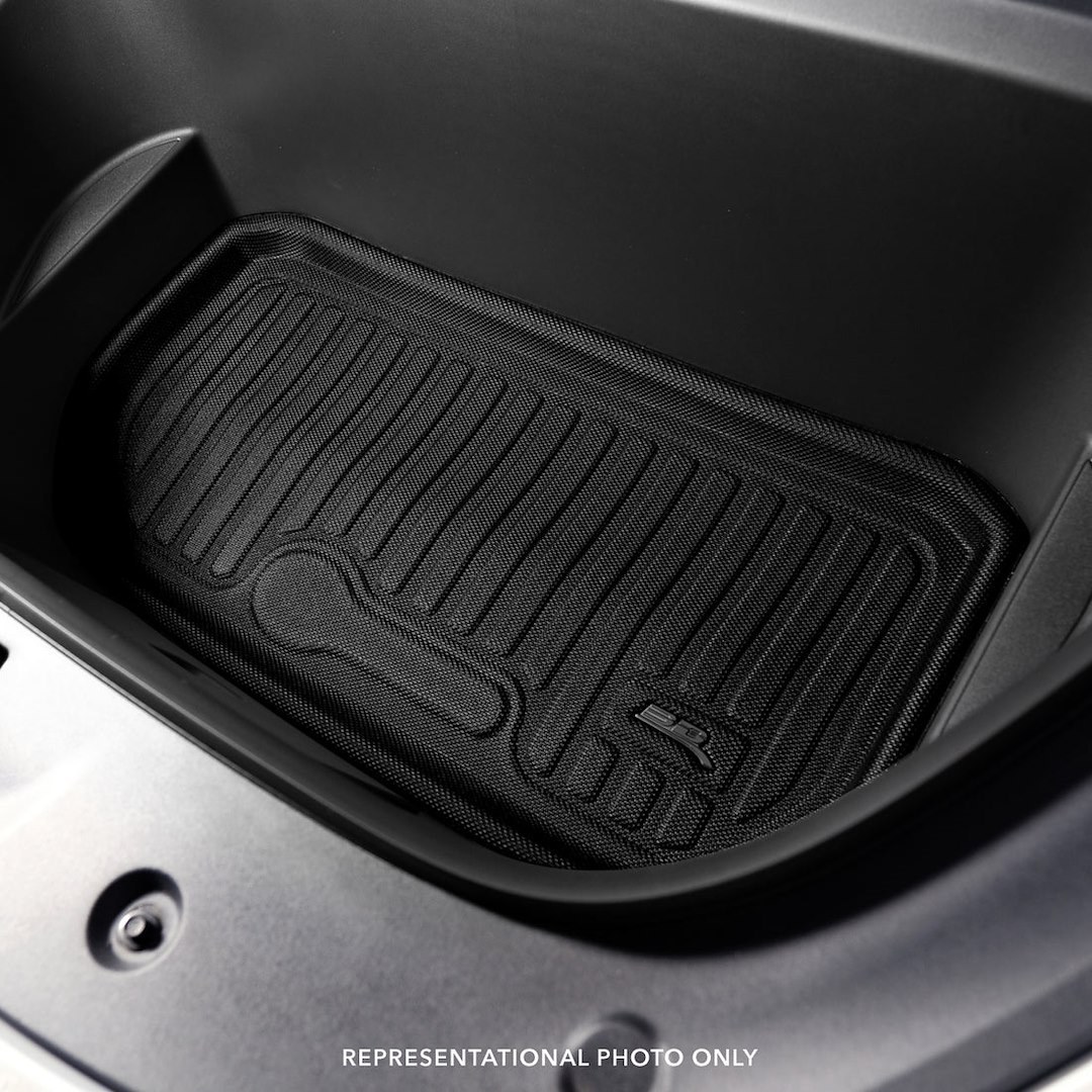3D MAXpider Cargo Area Liner, Kagu, Raised Edge, Black, Thermoplastic Rubber of Carbon Fiber Texture, Non-Skid, Front Cargo Area – M1TL0191309
