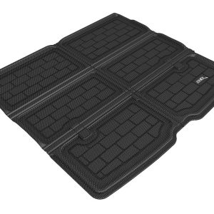 3D MAXpider Cargo Area Liner, Kagu, Raised Edge, Black, Thermoplastic Rubber of Carbon Fiber Texture, Non-Skid, To Back of 2ND Seat – M1TL0371309