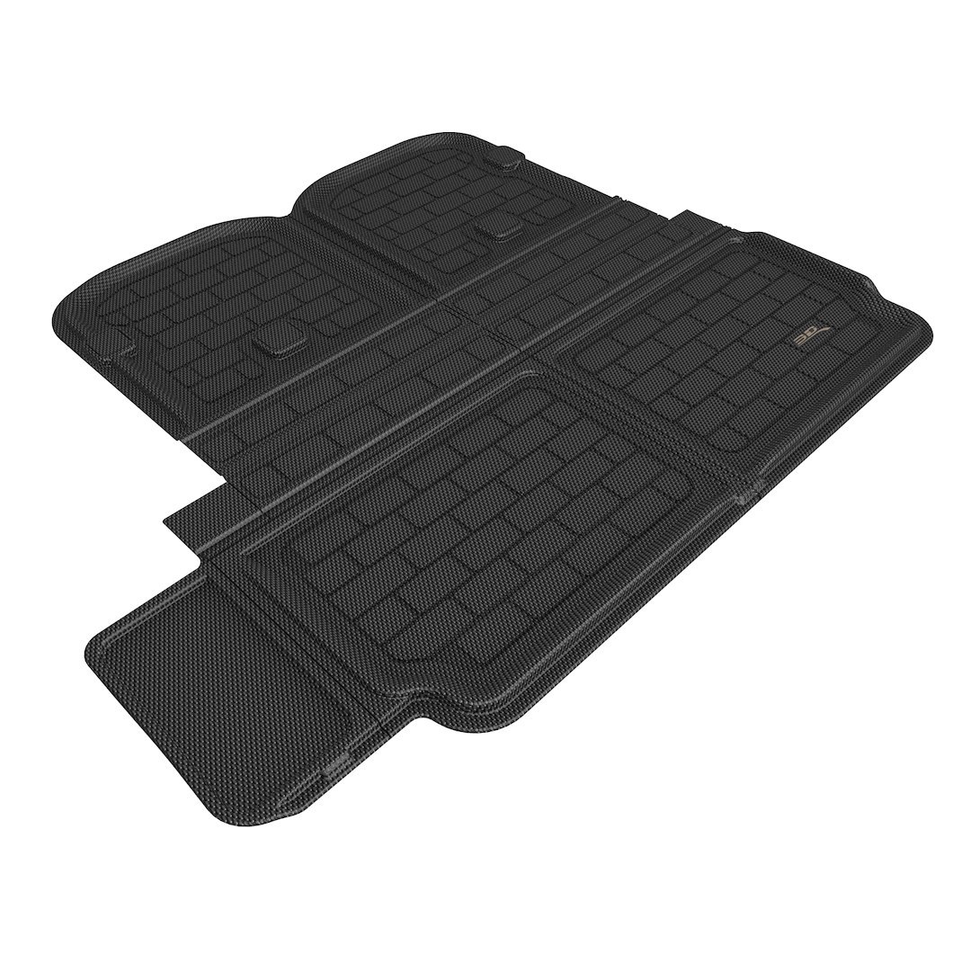 3D MAXpider Cargo Area Liner, Kagu, Raised Edge, Black, Thermoplastic Rubber of Carbon Fiber Texture, Non-Skid, To Back of 2ND Seat – M1TL0431309