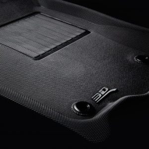 3D MAXpider Floor Liner, Kagu, Custom Fit, Raised Edge, Black, Thermoplastic Rubber of Carbon Fiber Texture, 5 Piece – L1MB07901509