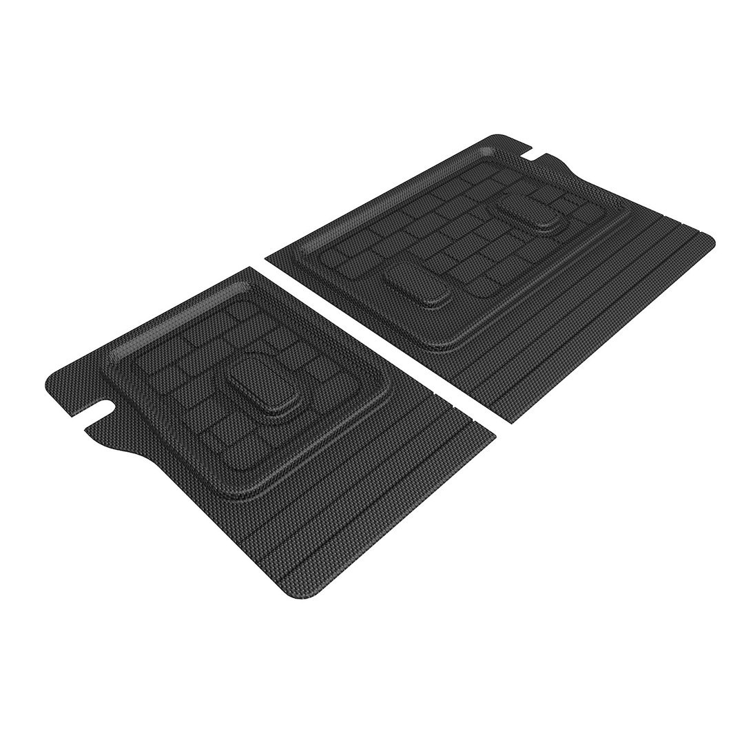 3D MAXpider Seat Back Protector, Kagu, Black, Thermoplastic Rubber of Carbon Fiber Texture, 2 Piece – Q1CH1151309