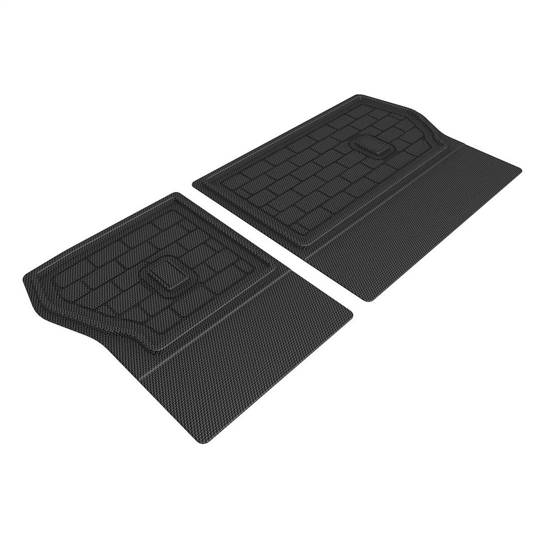 3D MAXpider Seat Back Protector, Kagu, Black, Thermoplastic Rubber of Carbon Fiber Texture, 2 Piece – Q1HY1191309