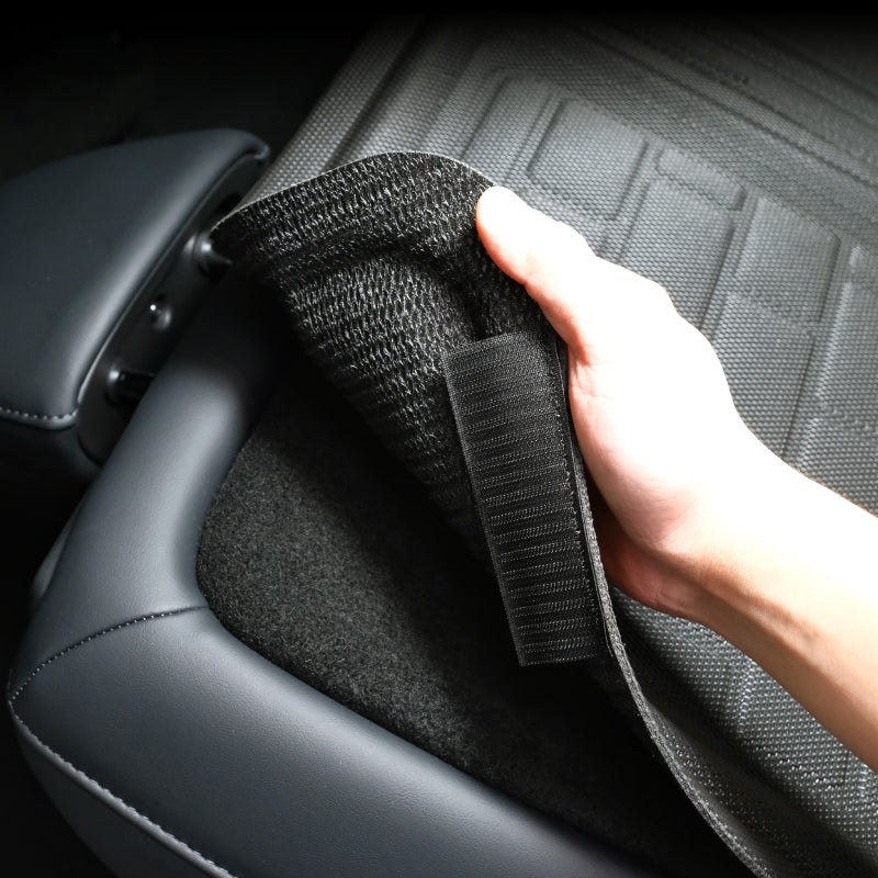 3D MAXpider Seat Back Protector, Kagu, Black, Thermoplastic Rubber of Carbon Fiber Texture, 2 Piece – Q1MZ0631309