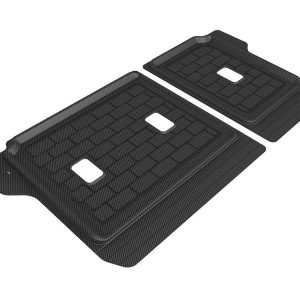 3D MAXpider Seat Back Protector, Kagu, Black, Thermoplastic Rubber of Carbon Fiber Texture, 2 Piece – Q1NS1371309