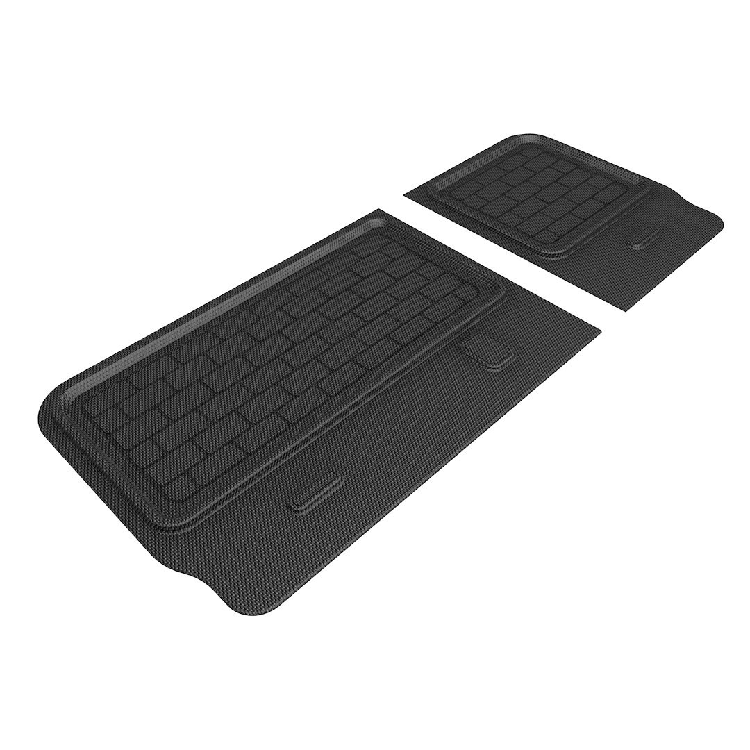 3D MAXpider Seat Back Protector, Kagu, Black, Thermoplastic Rubber of Carbon Fiber Texture, 2 Piece – Q1TL0461309