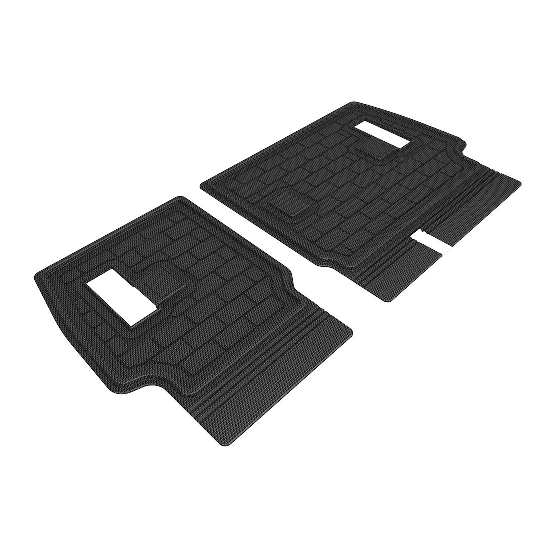3D MAXpider Seat Back Protector, Kagu, Black, Thermoplastic Rubber of Carbon Fiber Texture, 2 Piece – Q1TY3231309