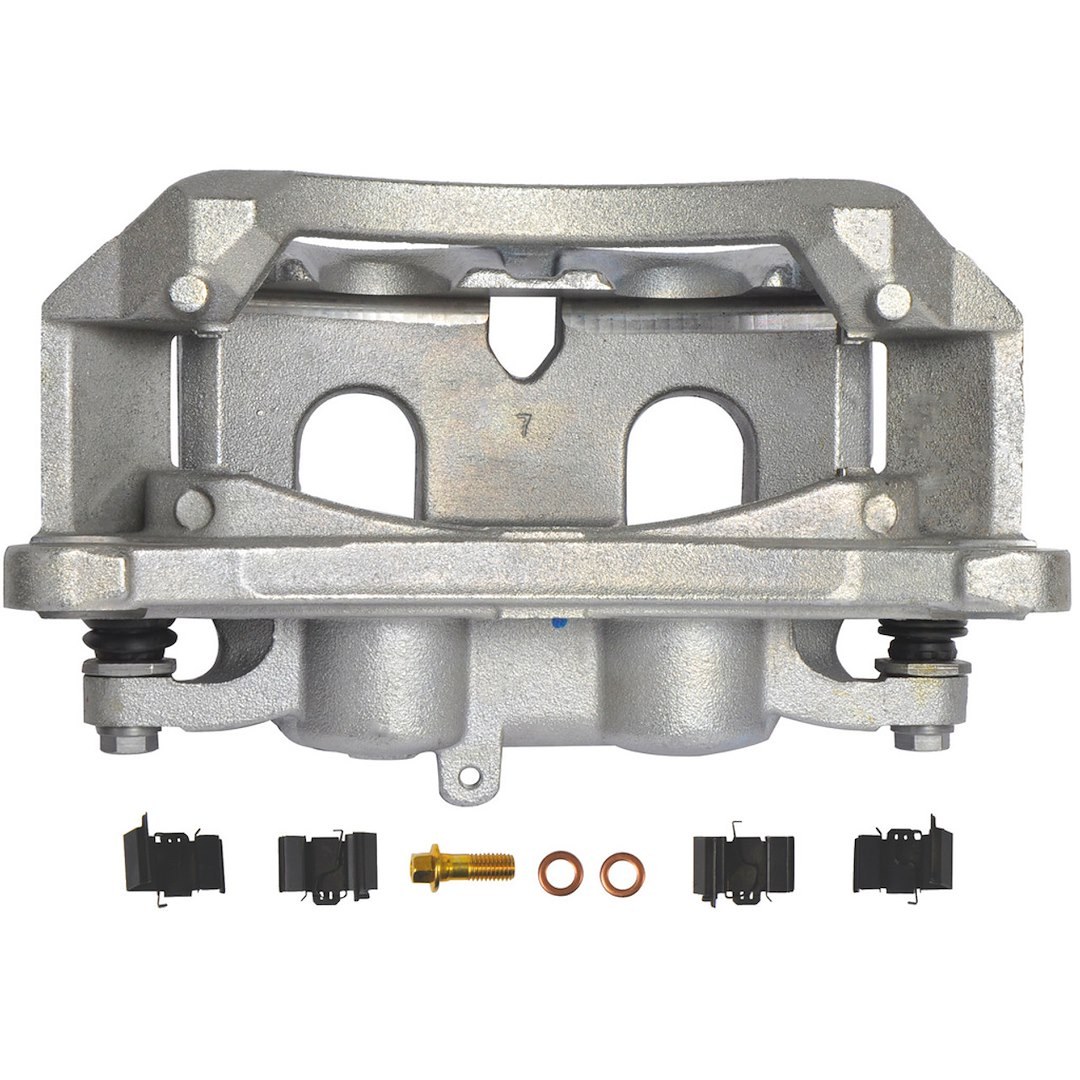 A1 Cardone Brake Caliper, Ultra Premium, Metal Piston, Powder Coated, Silver, With Installation Hardware – 18-P5611