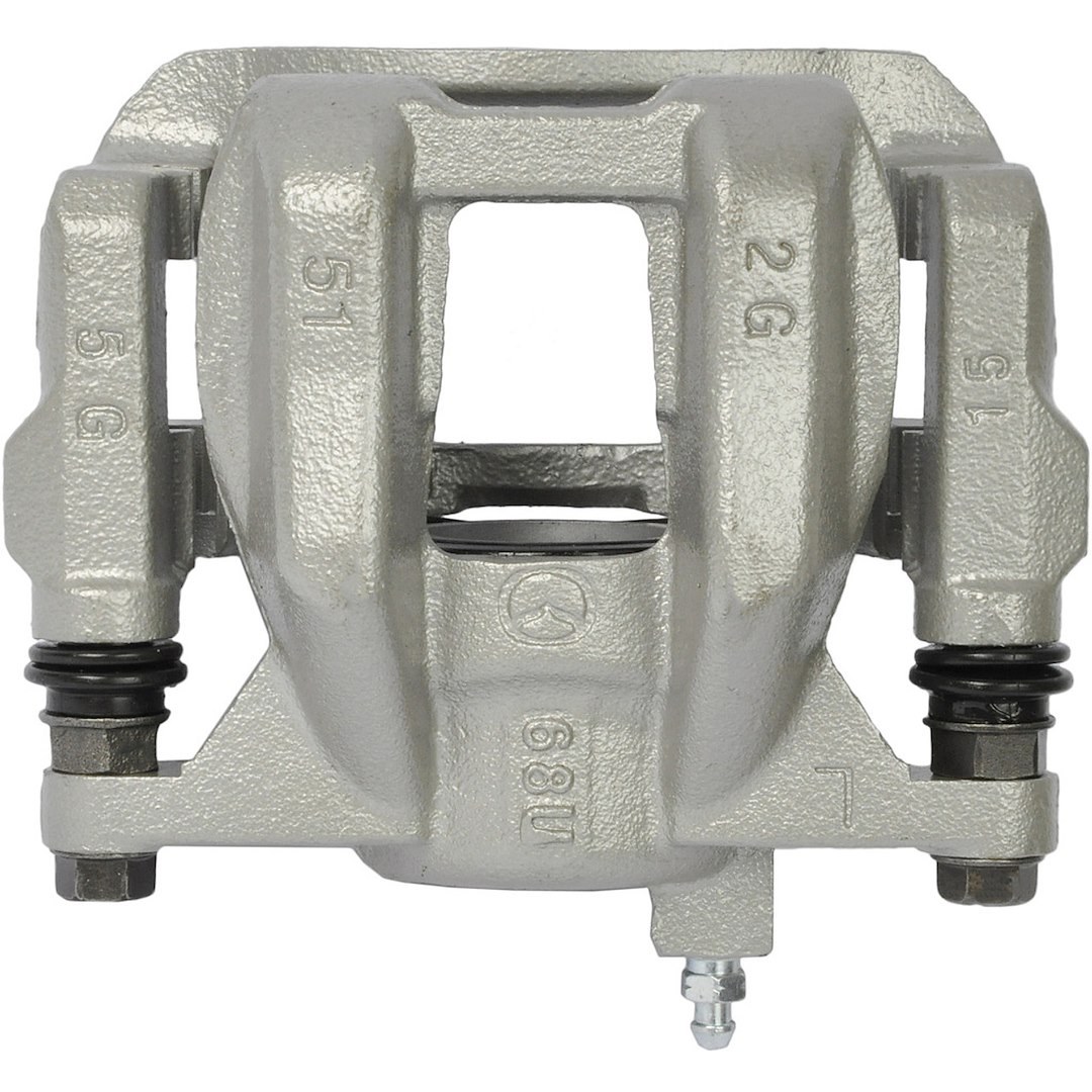A1 Cardone Brake Caliper, Ultra Premium, Single Steel Piston, Without Brake Pads, Powder Coated, Silver, With Installation Hardware – 19-P7509