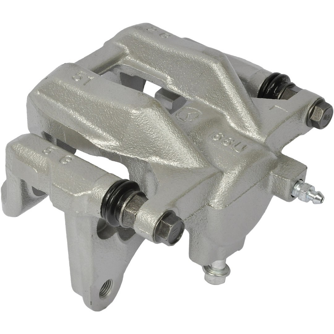 A1 Cardone Brake Caliper, Ultra Premium, Single Steel Piston, Without Brake Pads, Powder Coated, Silver, With Installation Hardware – 19-P7509
