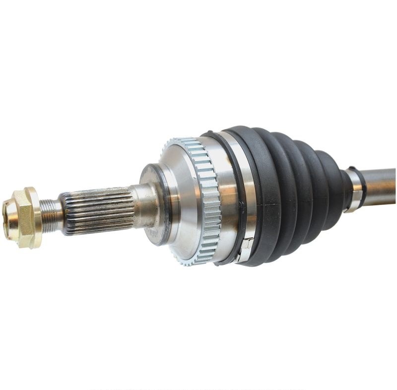 A1 Cardone CV Axle Shaft, 22.677 Inch Compressed Length, With Spindle Nut/ ABS Ring – 66-2183