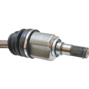 A1 Cardone CV Axle Shaft, 22.677 Inch Compressed Length, With Spindle Nut/ ABS Ring – 66-2183