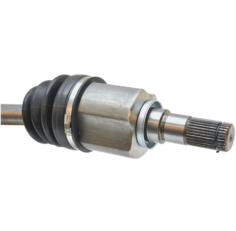 A1 Cardone CV Axle Shaft, 22.677 Inch Compressed Length, With Spindle Nut/ ABS Ring – 66-2183