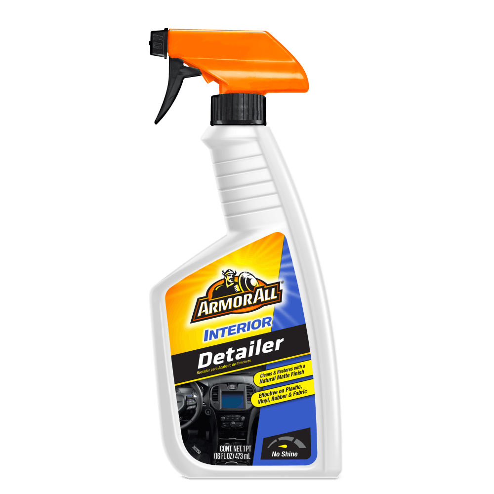 Armor All Interior Cleaner, Use to Clean Display Screen/ Console/ Steering Wheel/ Fabric/ Vinyl/ Dashboard and Running Board – 11237B