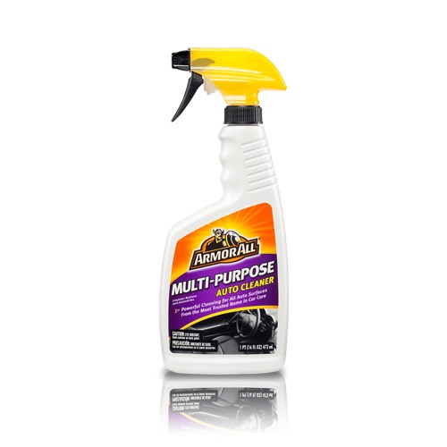 Armor All Multi Purpose Cleaner, Use on Dash/ Vinyl/ Fabric/ Carpet/ Clear Plastic/ Console, 16 Ounce Trigger Spray, Single – 14881B