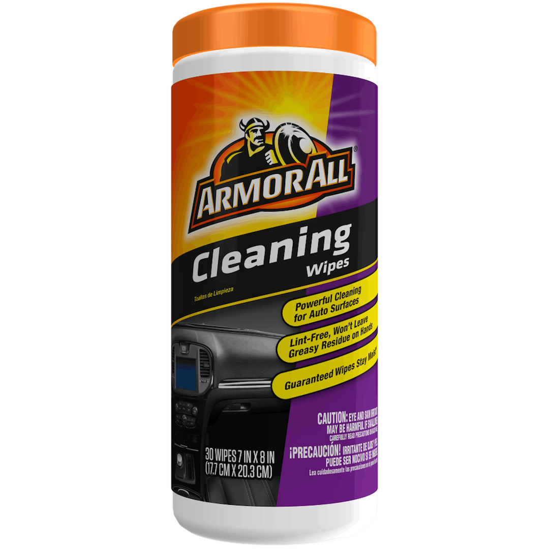 Armor All Glass Cleaner, Exterior Use, 7 Inch X 8 Inch Wipes, 30 Wipes Canister, Single – 17501D