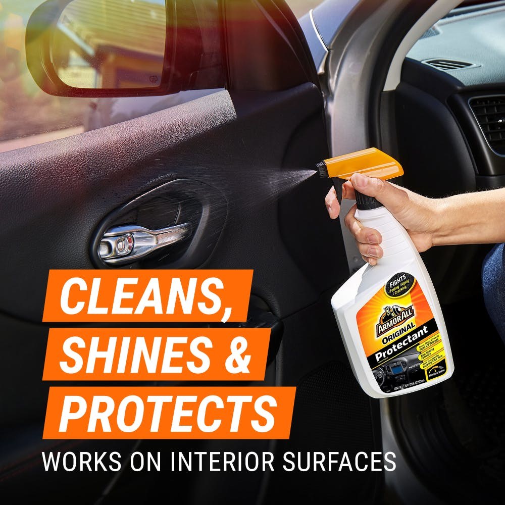 Armor All Vinyl Protectant, Original Protectant, 28 Ounce Spray Bottle, Single, Use to Prevent Vinyl/ Rubber/ Plastic from Cracking/ Fading – 18135