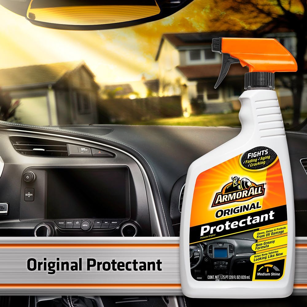 Armor All Vinyl Protectant, Original Protectant, 28 Ounce Spray Bottle, Single, Use to Prevent Vinyl/ Rubber/ Plastic from Cracking/ Fading – 18135
