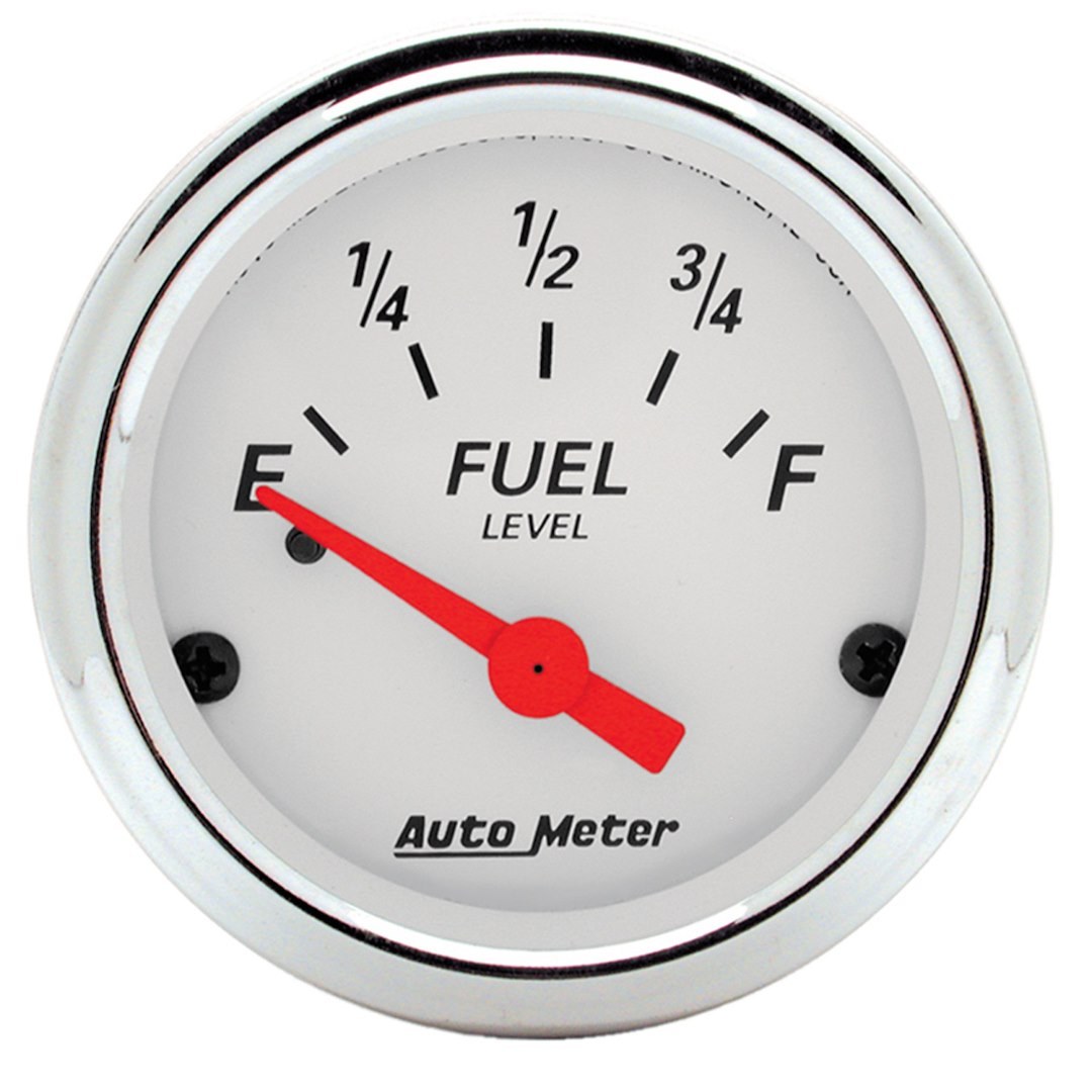 AutoMeter Gauge Fuel Level, Arctic White ™ – 1315