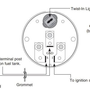 AutoMeter Gauge Oil Pressure, American Platinum ™, 2-1/16 Inch, Short Sweep Electric, Analog, 0-100 PSI, White Face/ Chrome Bezel/ Black Needle – 1928