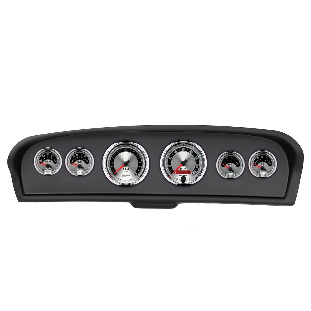 AutoMeter Gauge Fuel Level/ Oil Pressure/ Speedometer/ Tachometer/ Voltmeter/ Water Temp, American Muscle ™ – 2144-01