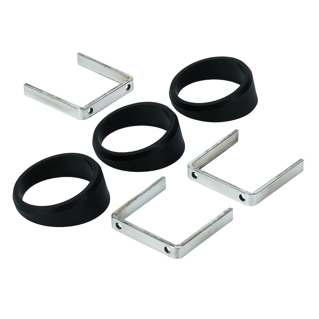 AutoMeter Gauge Bezel, 2-1/16 Inch, Black, ABS Plastic, Set of 3 – 2234
