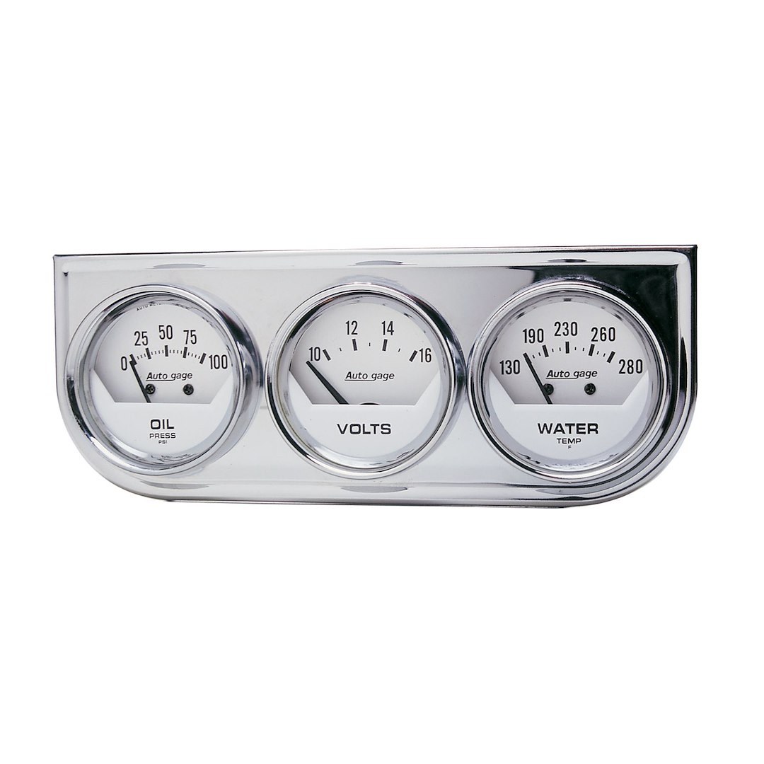 AutoMeter Gauge Oil Pressure/ Voltmeter/ Water Temperature, Autogage ® – 2325