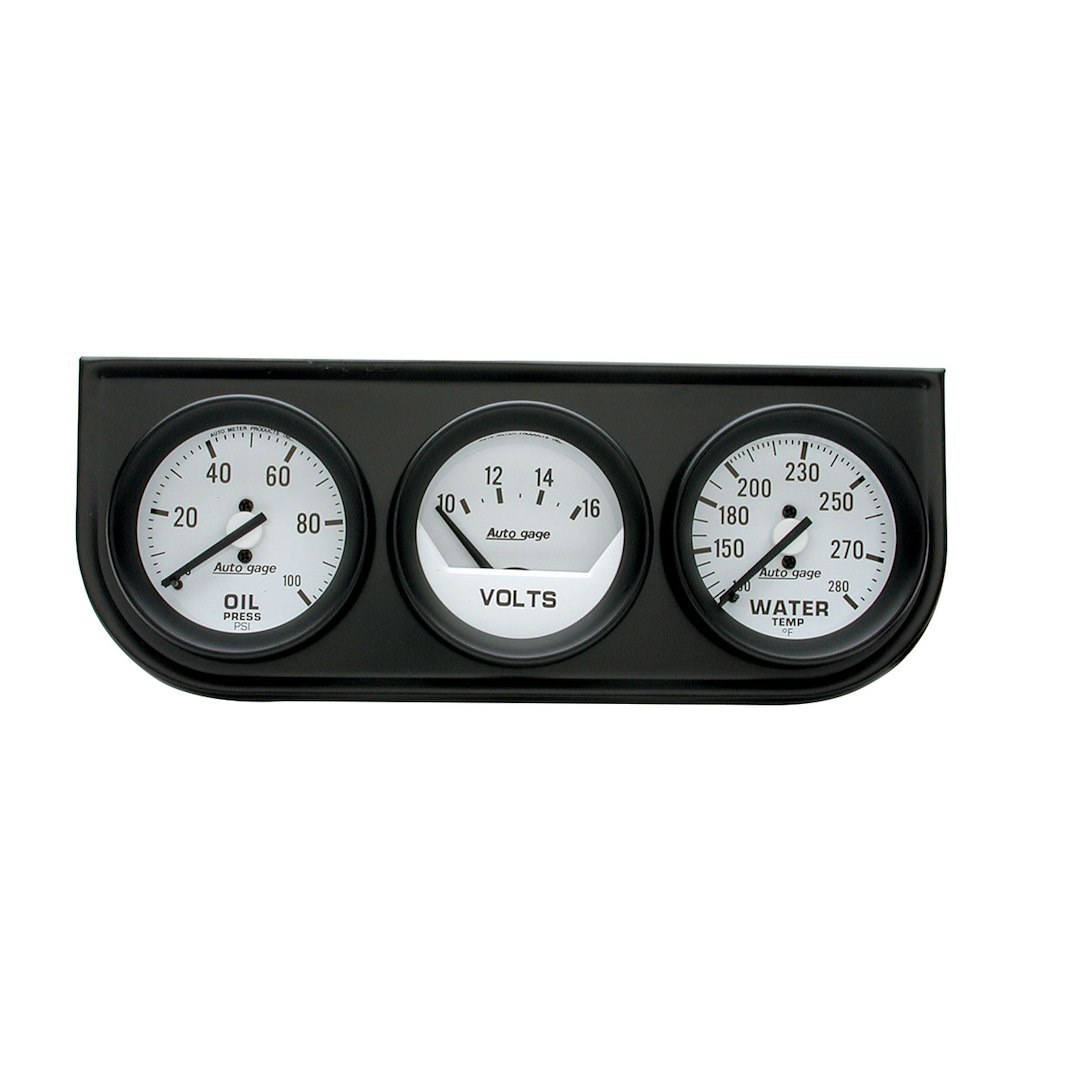 AutoMeter Gauge Oil Pressure/ Voltmeter/ Water Temperature, Autogage ® – 2327