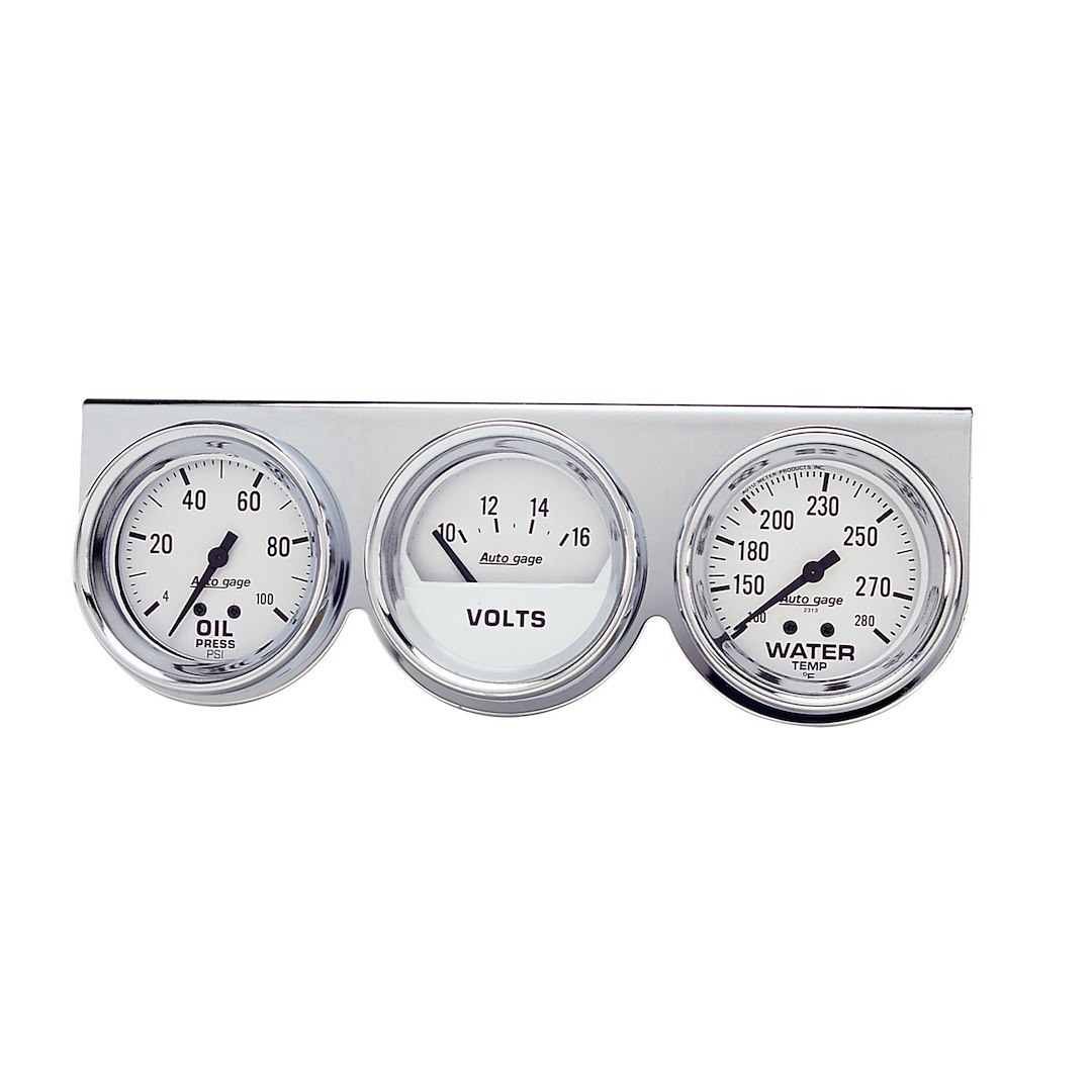 AutoMeter Gauge Oil Pressure/ Voltmeter/ Water Temperature, Autogage ® – 2329